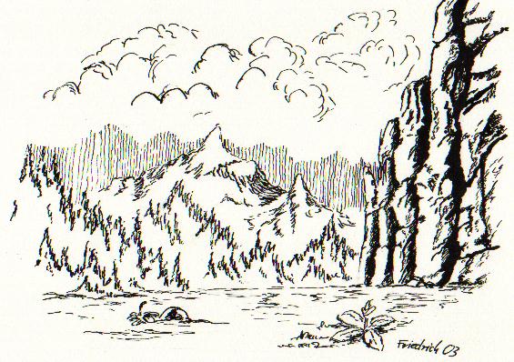 Feder: Landschaft